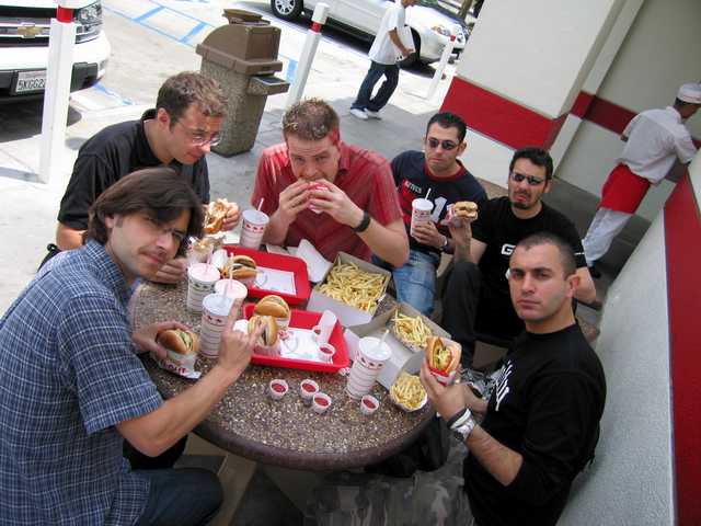 in & out lunchtime
